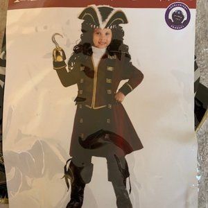 Deluxe child captain hook costume